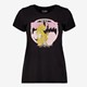 TwoDay dames T-shirt met luipaard zwart