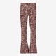 Meisjes flared broek met bloemenprint