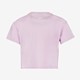 Cropped meisjes T-shirt lila