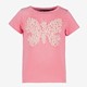 Meisjes T-shirt met vlinder roze