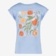 Meisjes T-shirt met backprint blauw