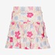 Meisjes rok met bloemenprint wit