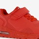 Jongens sneakers met airzool rood