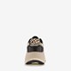 Dames dad sneakers met dierenprint