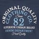 Heren T-shirt met opdruk navy