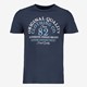 Unsigned heren T-shirt met opdruk navy