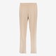 Dames pantalon met pintuck beige