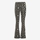 TwoDay dames flared broek ikat print zwart wit