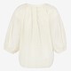 Dames blouse met lurex wit