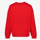 Dames sweater rood met tekstopdruk