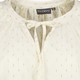 Dames blouse met lurex wit