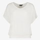Dames top met vlindermouwen wit