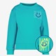 Jongens sweater met smiley blauw