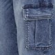 Jongens denim cargo jeans donkerblauw
