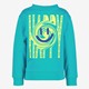 Jongens sweater met smiley blauw