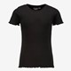 TwoDay meisjes rib T-shirt zwart