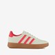 Barreda dames sneakers beige rood