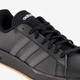 Grand Court Base heren sneakers zwart