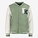 Jongens baseball bomberjack groen