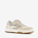 Meisjes sneakers met dierenprint beige