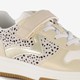 Meisjes sneakers met dierenprint beige