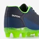 Kinder voetbalschoenen FG blauw geel