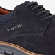 Suede heren veterschoenen navy
