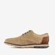 Suede heren veterschoenen beige
