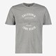 Heren T-shirt grijs gemêleerd
