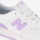 PSB80 leren meisjes sneakers wit lila