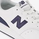 PSB80 leren jongens sneakers wit blauw