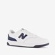 PSB80 leren jongens sneakers wit blauw