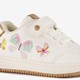 Meisjes sneakers met vlinders wit