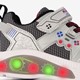 Jongens sneakers grijs met lichtjes