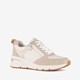 Dames sneakers beige wit