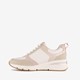 Dames sneakers beige wit