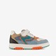 Leren jongens sneakers blauw beige