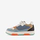 Leren jongens sneakers blauw beige
