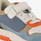 Leren jongens sneakers blauw beige