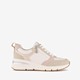 Dames sneakers beige wit