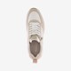 Dames sneakers beige wit