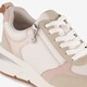 Dames sneakers beige wit
