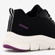 Dames fitnessschoenen zwart paars
