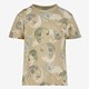Jongens T-shirt met kameleons beige