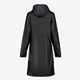 Dames parka regenjas zwart