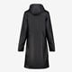Dames parka regenjas zwart
