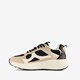 Dames dad sneakers beige zwart