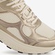 Dames dad sneakers metallic goud