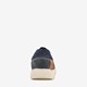 Leren heren veterschoenen blauw