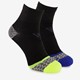 2 paar dames heren hardloopsokken zwart